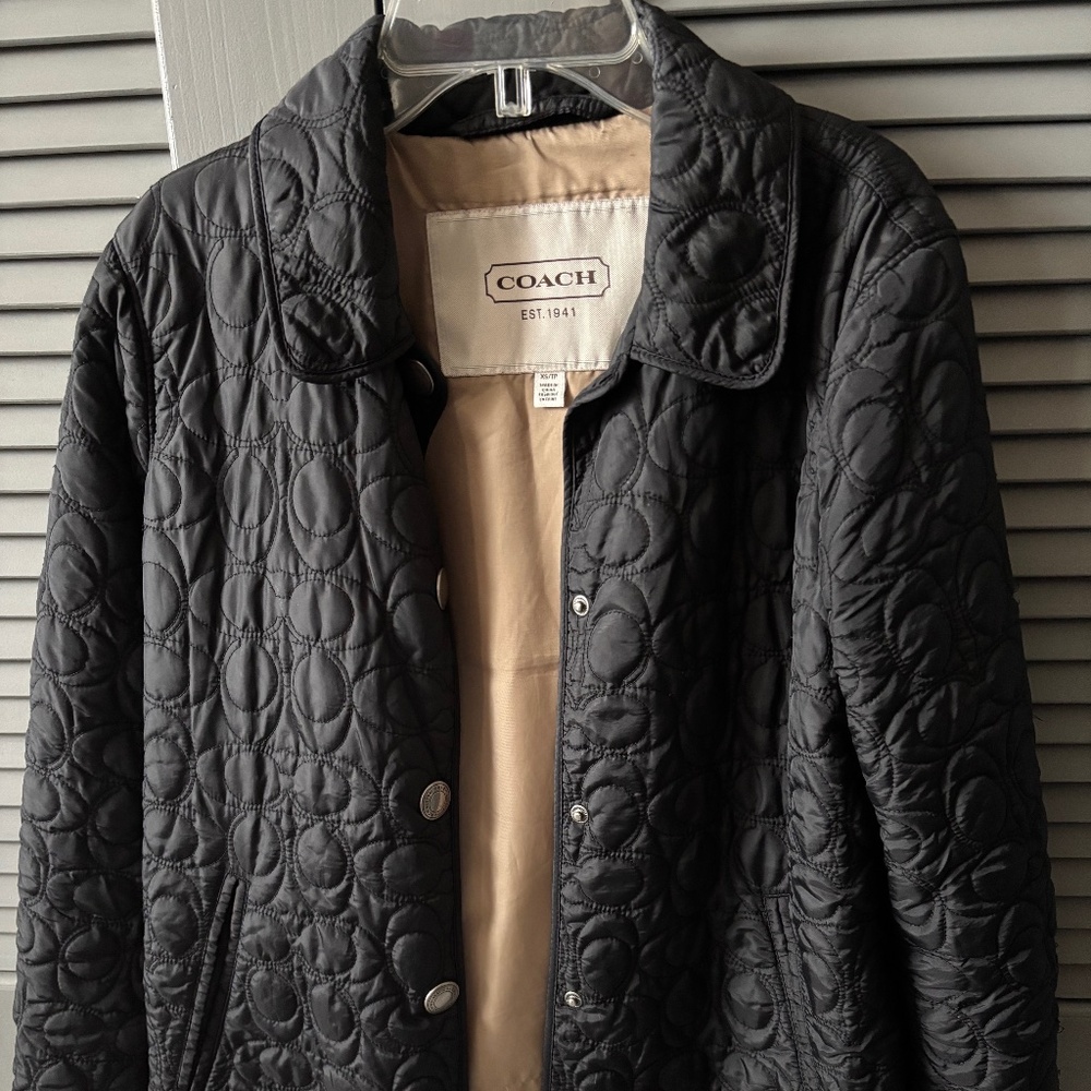 Coach Lined Quilted Jacket
